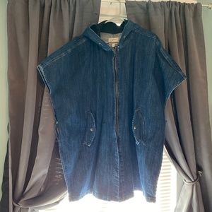 Current/Elliott Denim Poncho